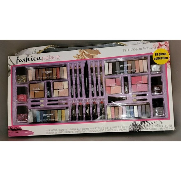 Ultimate Huge 87pc Fashion Palace Makeup Gift Set Kit NIB NRFB - Picture 2 of 3